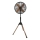 Ventilator de podea 60W/230V 133 cm negru/cupru + telecomandă