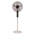 Ventilator de podea 60W/230V 135 cm alb/negru + telecomandă