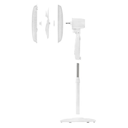 Ventilator de podea 60W/230V Wi-Fi alb