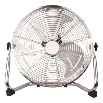 Ventilator de podea 90W/230V, Ø 40 cm, crom lucios