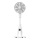Ventilator de podea cu efect de ceață 50W/230V 126 cm alb + telecomandă