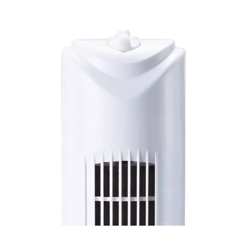 Ventilator de podea cu temporizator 45W/230V alb