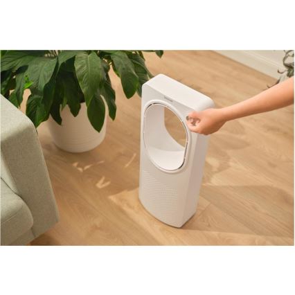 Ventilator de podea fără palete Sencor 50W/230V alb