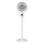 Ventilator de podea reîncărcabil cu iluminare LED, LED/4,8W/5V USB, 7200 mAh, alb + telecomandă