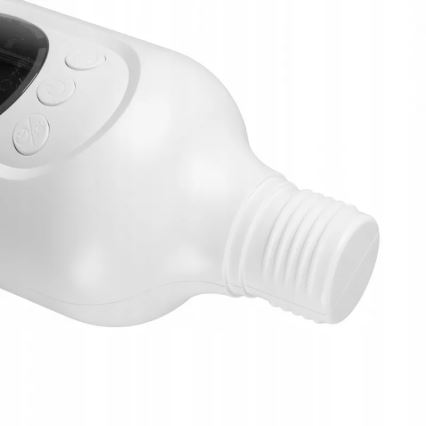 Ventilator de podea reîncărcabil cu iluminare LED, LED/4,8W/5V USB, 7200 mAh, alb + telecomandă