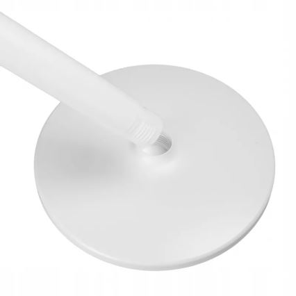 Ventilator de podea reîncărcabil cu iluminare LED, LED/4,8W/5V USB, 7200 mAh, alb + telecomandă