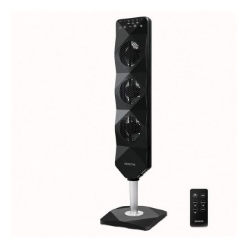 Ventilator de podea Sencor UltraThin 90W/230V negru + telecomandă