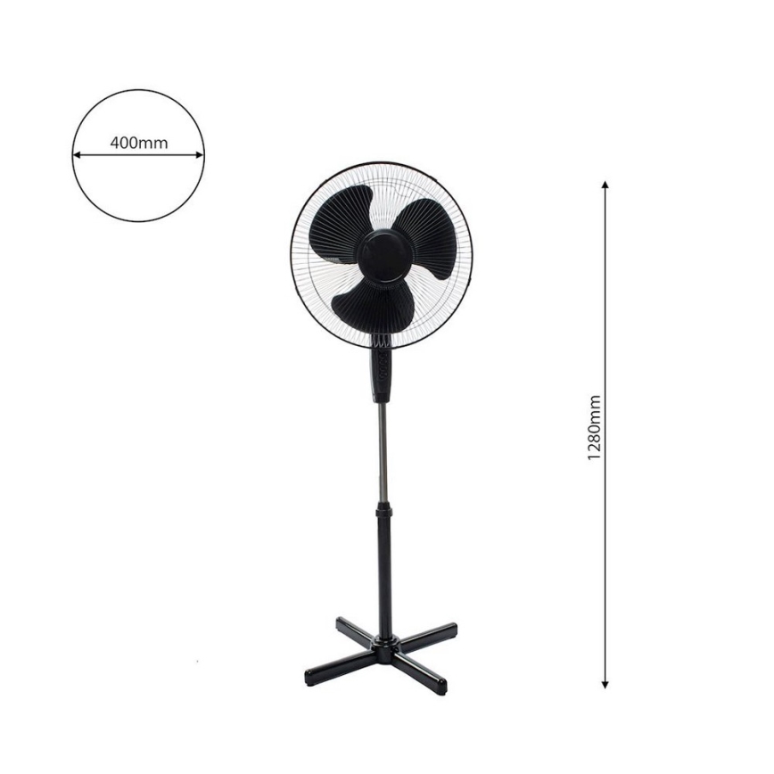 Ventilator de podea STANDING 128 cm 45W