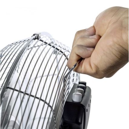 Ventilator de podea VIENTO 100W/230V crom lucios