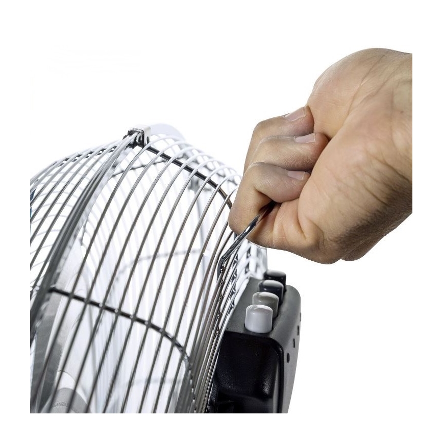 Ventilator de podea VIENTO 100W/230V crom lucios