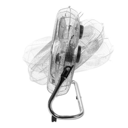 Ventilator de podea VIENTO 200W/230V, crom lucios