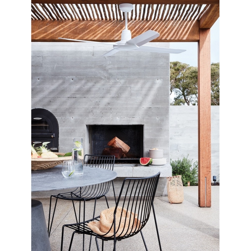 Ventilator de tavan de exterior BAYSIDE 213025 NAUTILUS IP55 alb