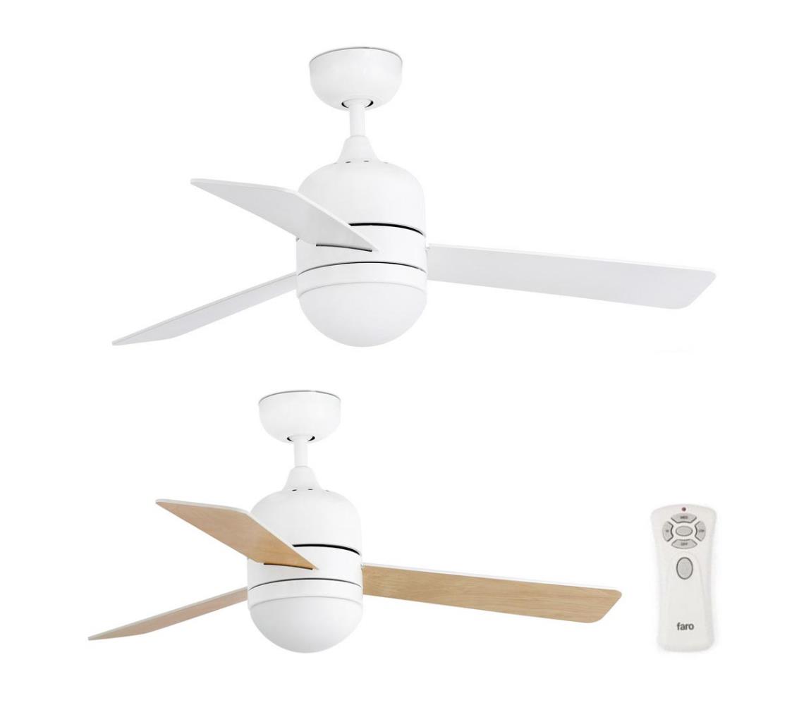 FARO 33606 - lator tavan CEBU 2xE14/8W/230V alb/maro