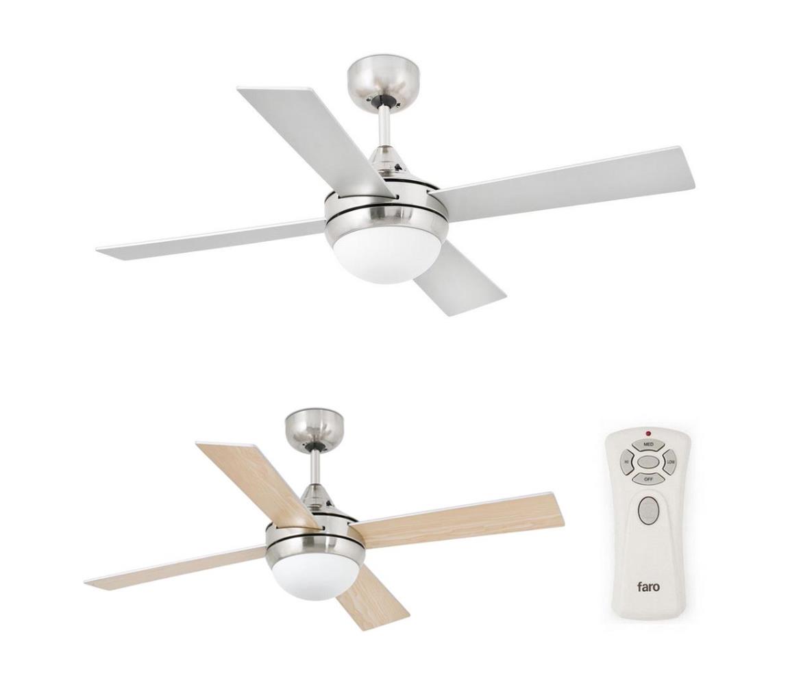 FARO 33699 - lator de tavan MINI ICARIA 2xE14/8W/230V crom/gri