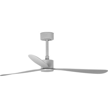 Ventilator de tavan FARO 33762WT AMELIA L gri d. 132 cm Wi-Fi Tuya + telecomandă