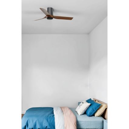 Ventilator de tavan FARO 33835 MINI PUNT TUB S maro/negru d. 90 cm + telecomandă