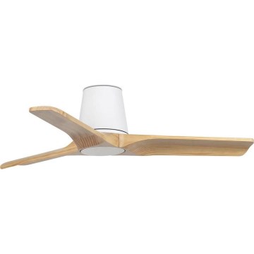Ventilator de tavan FARO 33836WT HEY TUB S pin/alb d. 90 cm Wi-Fi Tuya + remote control