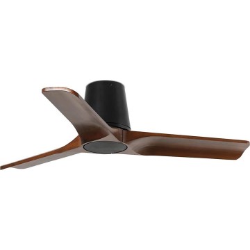 Ventilator de tavan FARO 33837WT HEYWOOD TUB S pin/negru d. 90 cm Wi-Fi Tuya + remote control