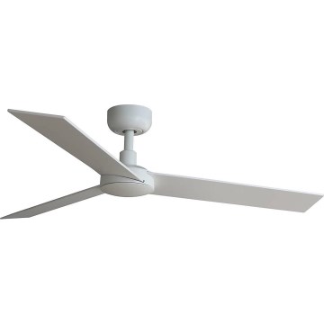 Ventilator de tavan FARO 34295WT RUDDER S alb/bej d. 106 cm Wi-Fi Tuya + telecomandă