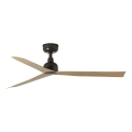 Ventilator de tavan FARO MARINE M 34371, Ø 125 cm, maro/negru, IP44, cu telecomandă