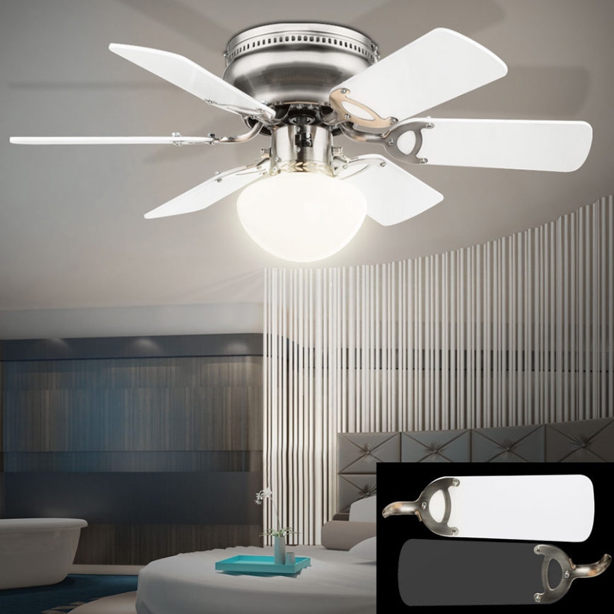 GLOBO 0307W - Ventilator pentru tavan UGO 1xE27/60W/230V