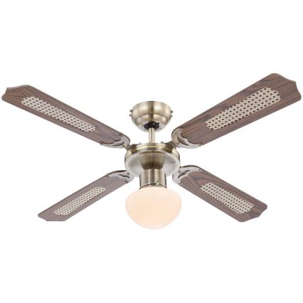 GLOBO 0309 - Ventilator CHAMPION 1xE27/60W/230V