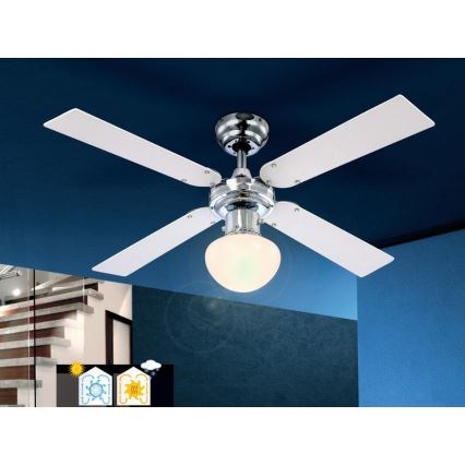 GLOBO 0330 - Ventilator CHAMPION 1xE27/60W/230V