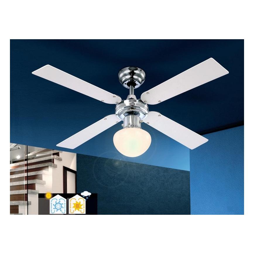 GLOBO 0330 - Ventilator CHAMPION 1xE27/60W/230V