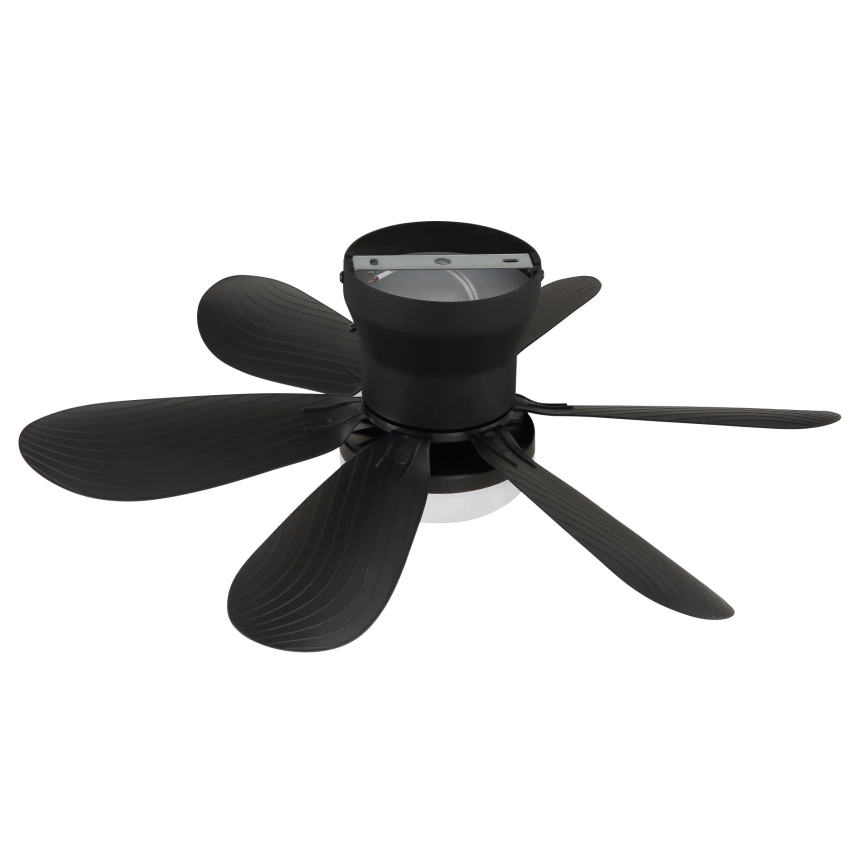 Globo - Ventilator de tavan cu LED dimabil, 5W/230V, 2700-6500K, negru, cu telecomandă