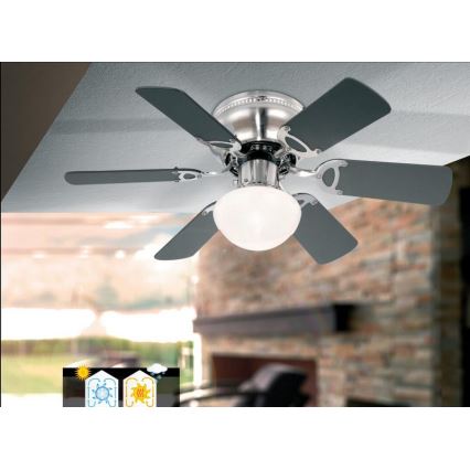 GLOBO 0307 - Ventilator UGO 1xE27/60W/230V