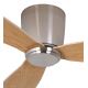 Ventilator de tavan Lucci air 210519 AIRFUSION RADAR crom/lemn + telecomandă