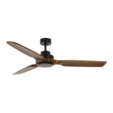 Ventilator de tavan Lucci air 213051 SHOALHAVEN negru/maro