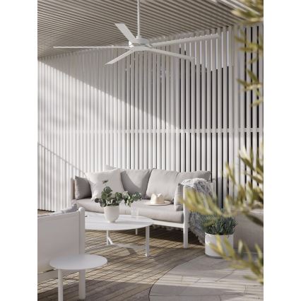 Ventilator de tavan Lucci air 21616049 MONZA IP55 alb + telecomandă