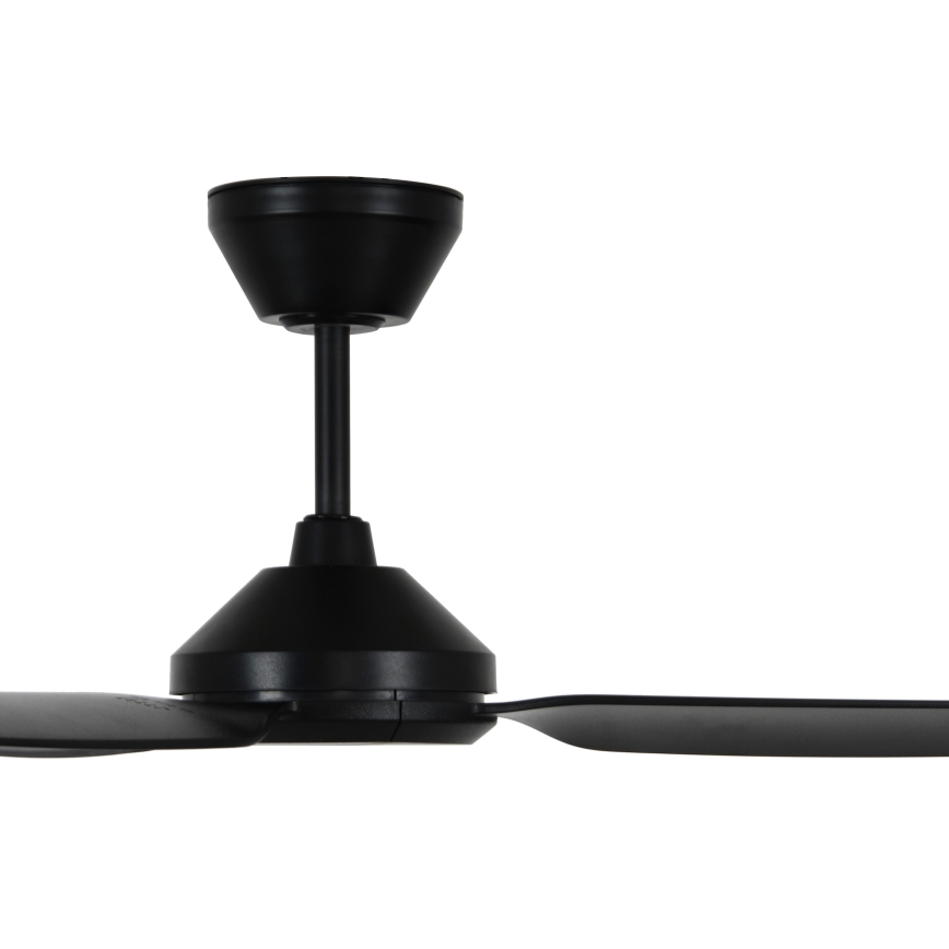 Ventilator de tavan Lucci air 21616349 POLIS IP55 negru + telecomandă