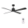 Ventilator de tavan Lucci air 510523 AIRFUSION CLIMATE negru + telecomandă