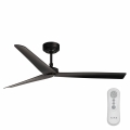 Ventilator de tavan MILOS negru FARO 34100 + remote control