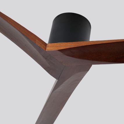 ZEVENTI - Ventilator de tavan VELLON Wi-Fi Tuya negru/nuc + telecomandă