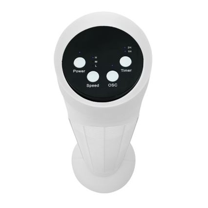 Ventilator de tip coloană 50W/230V 83 cm alb + telecomandă