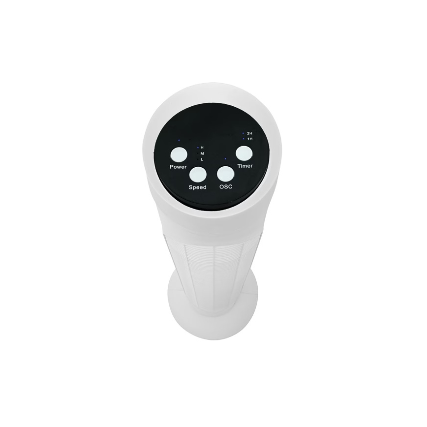 Ventilator de tip coloană 50W/230V 83 cm alb + telecomandă