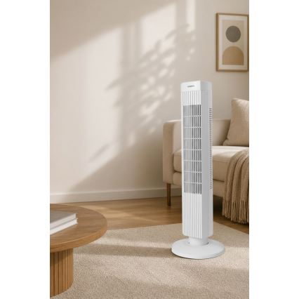 Ventilator în coloană 50W/230V alb