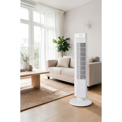 Ventilator în coloană 50W/230V alb