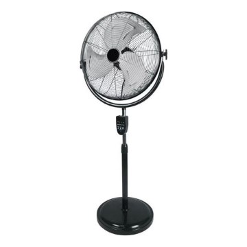 Ventilator industrial cu stativ 100W/230V, diametru 46 cm, negru