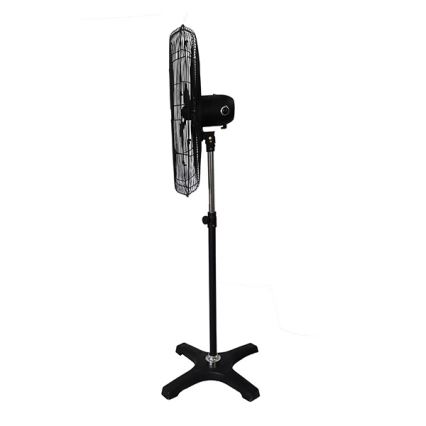 Ventilator industrial cu stativ 190W/230V 187 cm negru