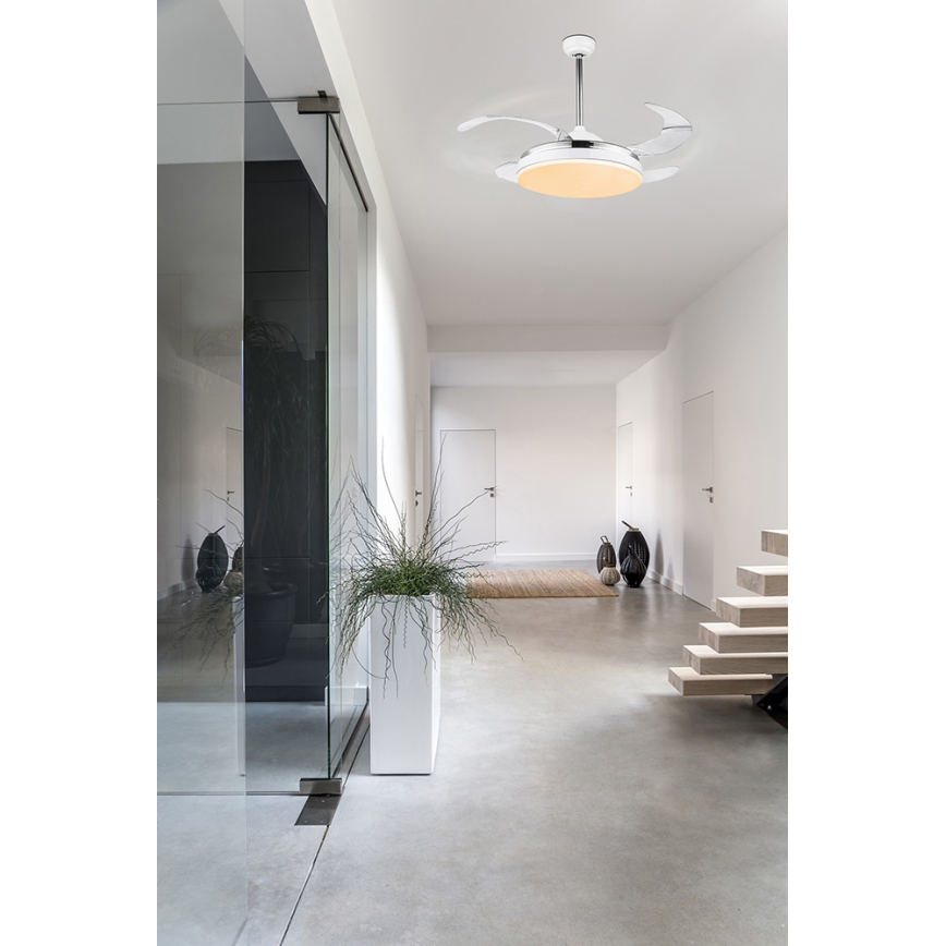 Globo 0351 - LED Ventilator tavan cu telecomadnă CABRERA LED/36W/230V