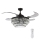 Ventilator LED de tavan FANAWAY 212922 VEIL 6xE14/4,5W/230V negru + telecomandă