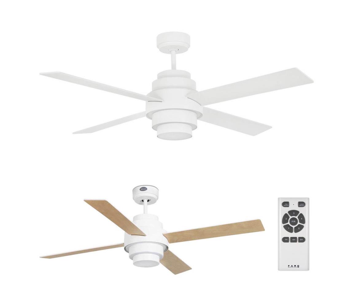 FARO 33397 - LED lator de tavan DISC FAN 2xLED/35W/230V alb