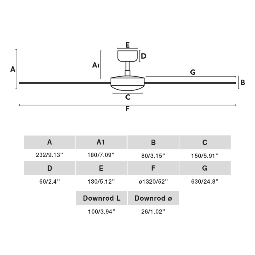 Ventilator LED de tavan FARO 34355WT RUDDER L alb/bej d. 132 cm Wi-Fi Tuya + telecomandă