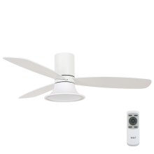 Ventilator LED de tavan Lucci Air 210661 FLUSSO 1xGX53/18W/230V alb + telecomandă