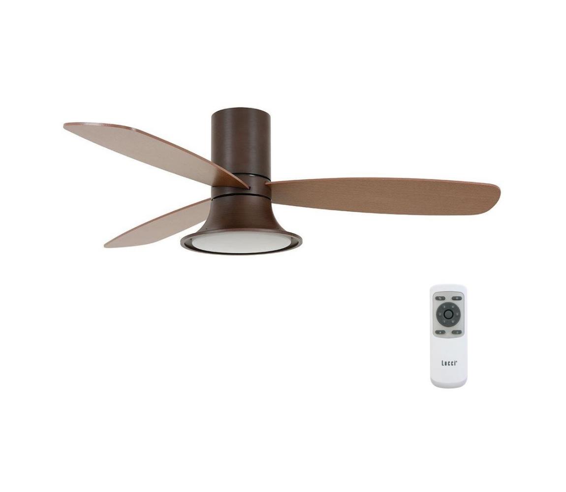 lator LED Lucci Air 210663 FLUSSO 1×GX53/18W/230V maro + telecomandă