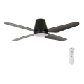 Ventilator LED de tavan Lucci Air 213002 AIRFUSION ARIA LED/18W/230V negru + telecomandă